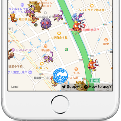 ポケモンgo Pokewhere はポケモンの現在位置がリアルタイムで分かるアプリ Moshbox