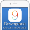 iOS 9.3.4をiOS 9.3.3にダウングレードする方法