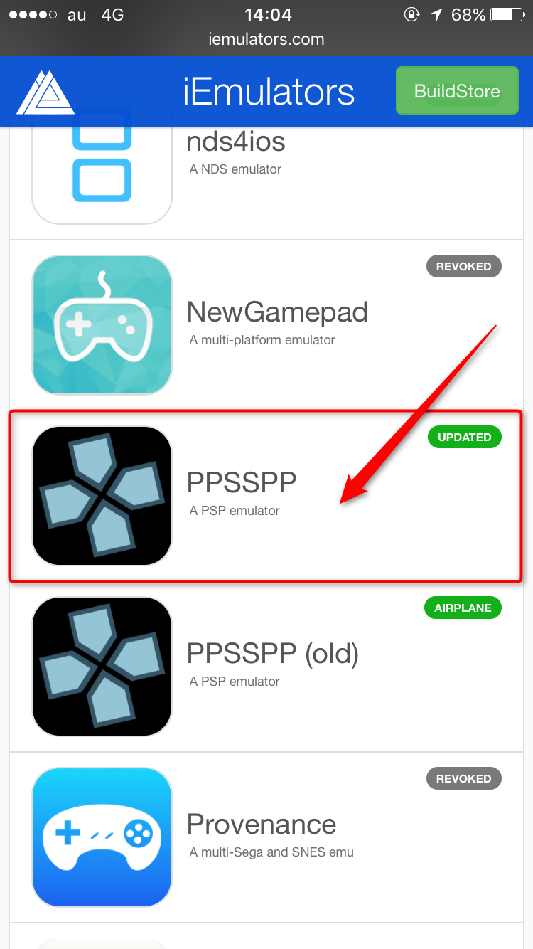 Iphoneでpspのゲームが遊べる Pspエミュレータ Ppsspp をインストールする方法 脱獄不要 Moshbox