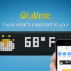 LaMetric Timeはニュースやスポーツ、天気、ラジオ、そしてSNSなどの情報をWi-Fi経由で表示できるスマートクロック。