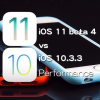 iOS 11 Beta 4 vs iOS 10.3.3 スピード比較テスト【Video】