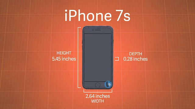 リーク情報 Iphone 7s Iphone 7s Plusの筐体サイズが漏れる Iphone 7シリーズよりも若干大きくなり ケースは買い換えることになりそう Moshbox