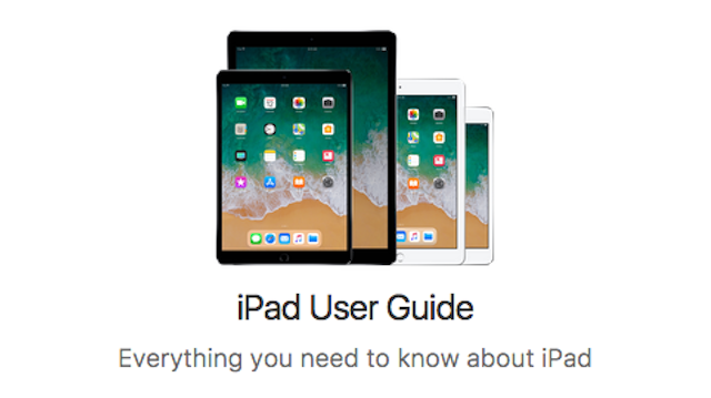 Apple Web版マニュアル Ipad ユーザガイド Ios 11 ソフトウェア用 を公開 Moshbox