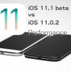 iOS 11.1 Beta 2 vs iOS 11.0.2 スピード比較テスト【Video】