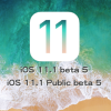 Apple、開発者向けiOS 11.1 Beta 5、および iOS 11.1 Public Beta 5をリリース。