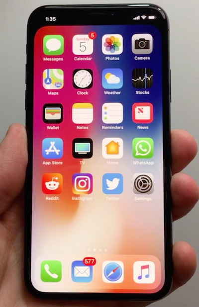 Iphone X ホーム ロック画面からiphone Xの気になるノッチ 切り欠き を削除する方法 Moshbox