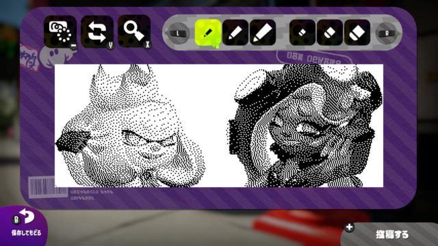 B Arduino Splatoon2 スプラトゥーン２のイラスト投稿を自動描画